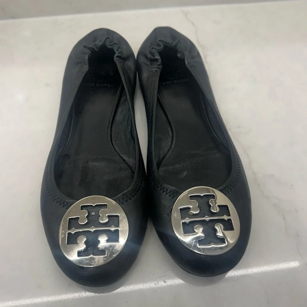 Tory Burch Black with Silver - Picture 1 of 4